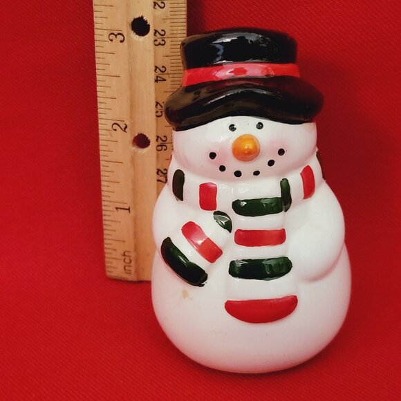 Vintage Salt Pepper Snowman Shaker - Picture 8 of 12
